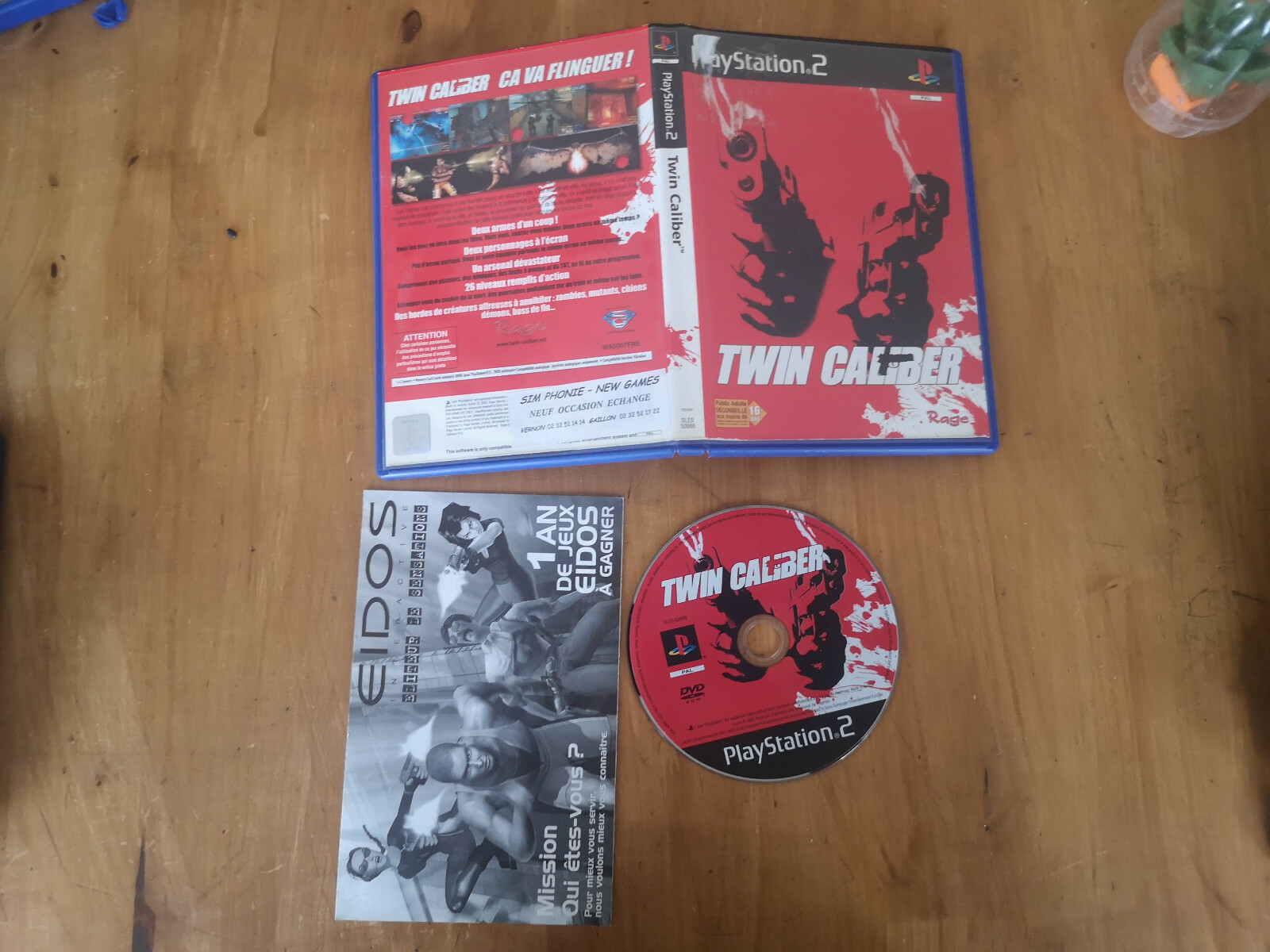 TWIN CALIBER   Playstation 2   - PS2  - PAL  