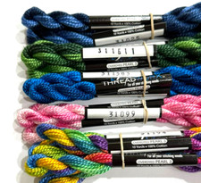 ThreadworX Overdyed Perle Cotton 3 Fiber Thread Needlepoint Canvas
