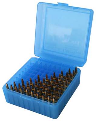 MTM RS-100-24 AMMO BOX 17 FIREBALL 223 REM 300 BLK 100 ROUND CASE GARD - NEW