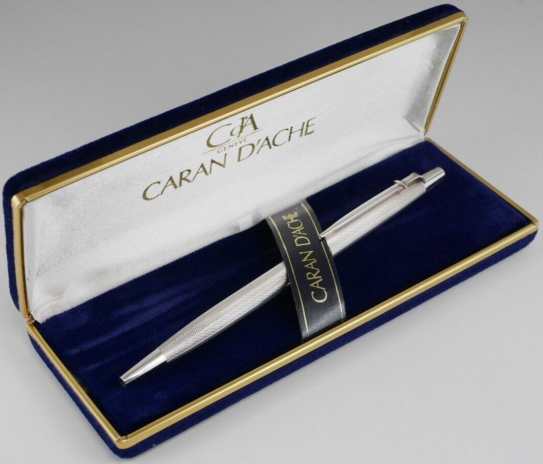 CARAN d'ACHE CdA MADISON Silver Plated Barley Ballpoint Pen with
