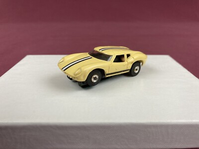Vintage Aurora T-Jet HO Scale Lola GT Slot Car Yellow | eBay