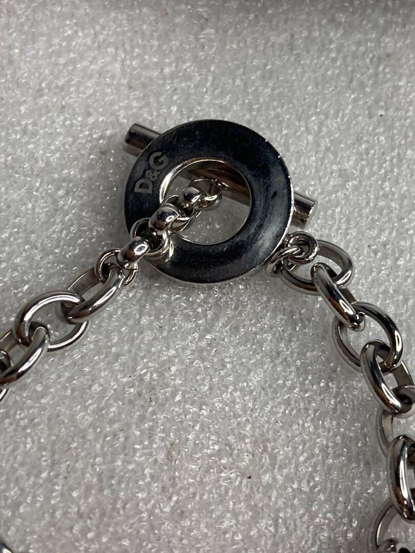 Dolce & Gabbana D&G Fringe Charm Logo Bracelet | eBay