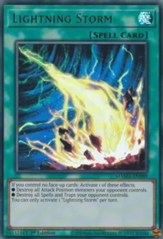 YuGiOh Lightning Storm MAMA-EN089 Ultra Rare 1st Ed NM English