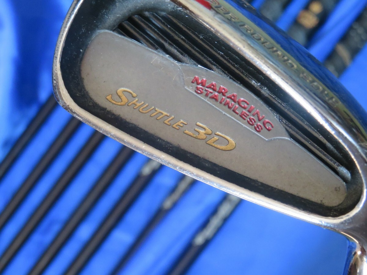 Hybrid IRONS MAJESTY MARUMAN SHUTTLE 3D R-FLEX 8PC SET GOLF