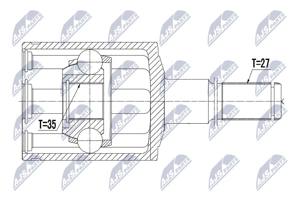 N.T.Y. NPW-CH-028.NTY Joint Kit, drive shaft for DODGE,JEEP - Image 7