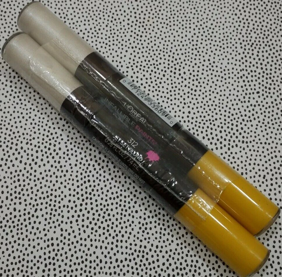 L'Oreal Infallible Paints Eyeshadow Duo 312 Jet Set Blond~~Lot of 4~~NEW. - Image 4 of 4