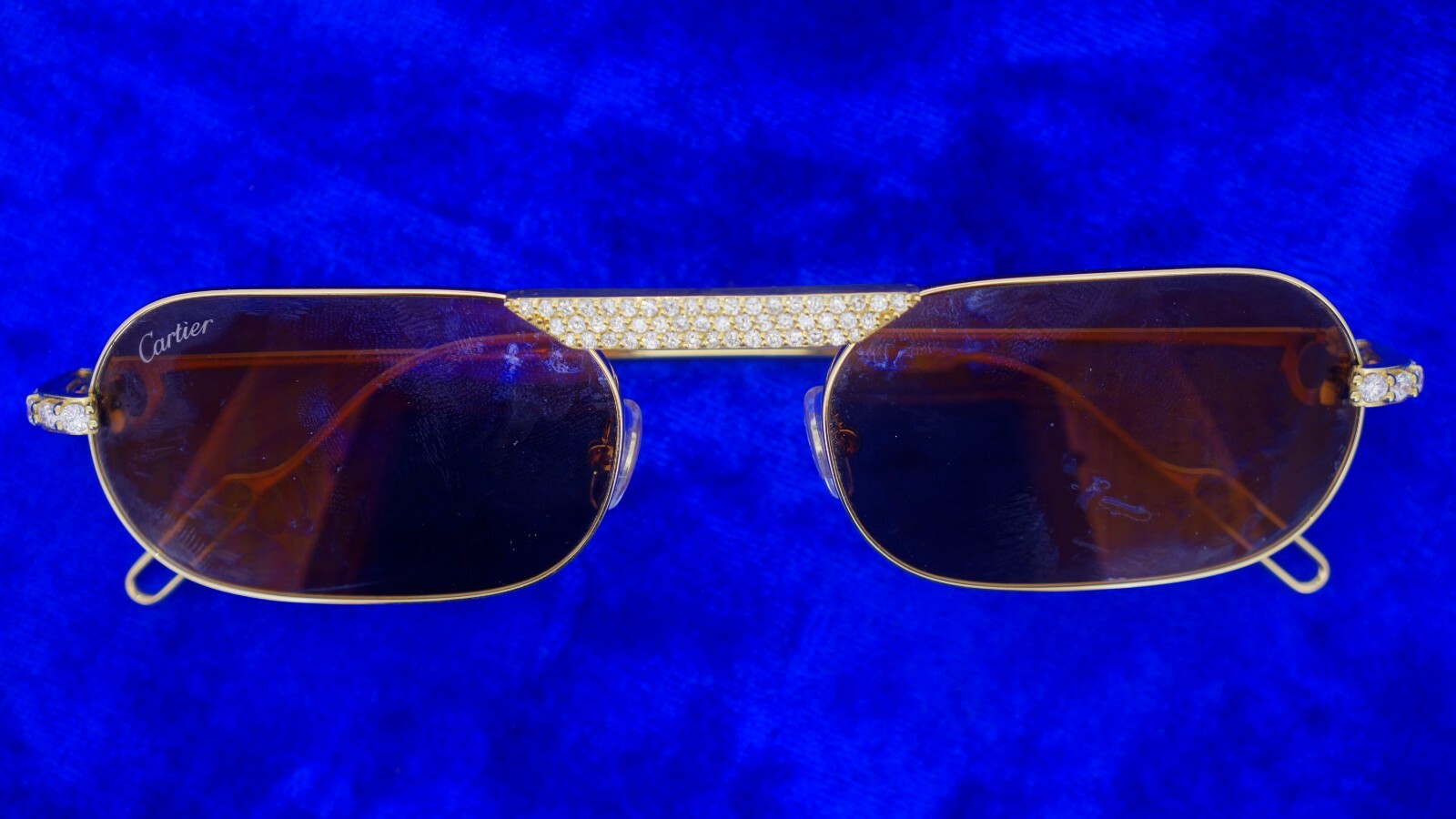Cartier Glasses With Custom Gold and Diamonds WE ICE … Gem