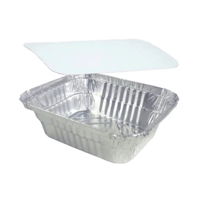 Aluschale R28-450L mit Deckel, 1000 Stück/Karton
