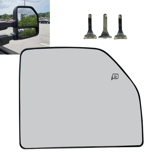 For 2015-2020 F150 Pickup Upper Passenger RH Side Wind Tow Mirror Glass Heated