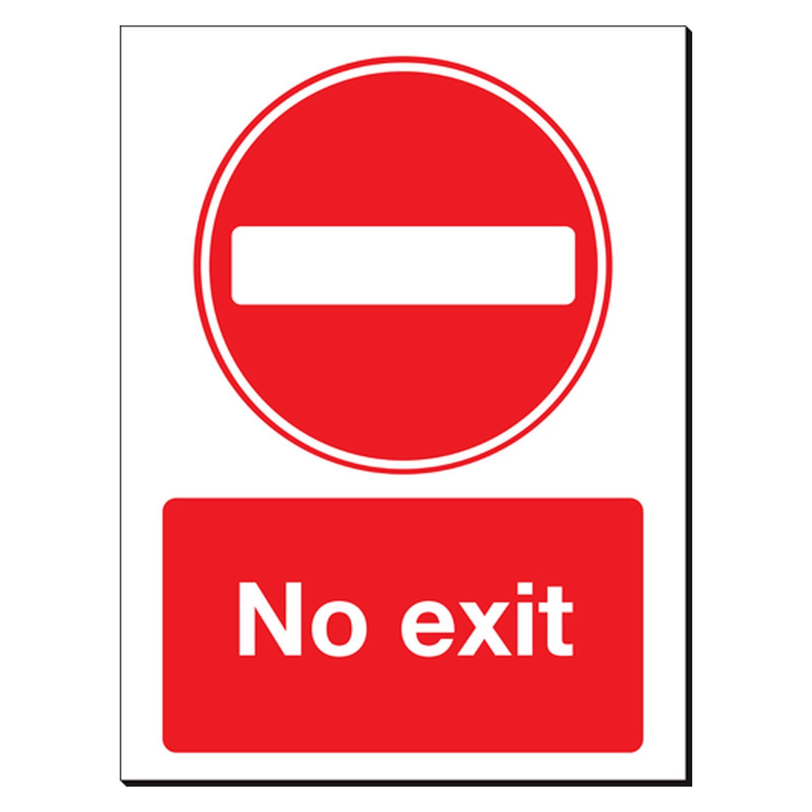 No Exit 480 x 350mm Sign - SSB139