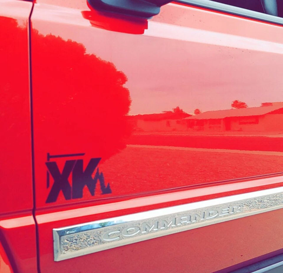 XK Letters Decal for Jeep Commander (2006-2010) - Imagem 2 de 3