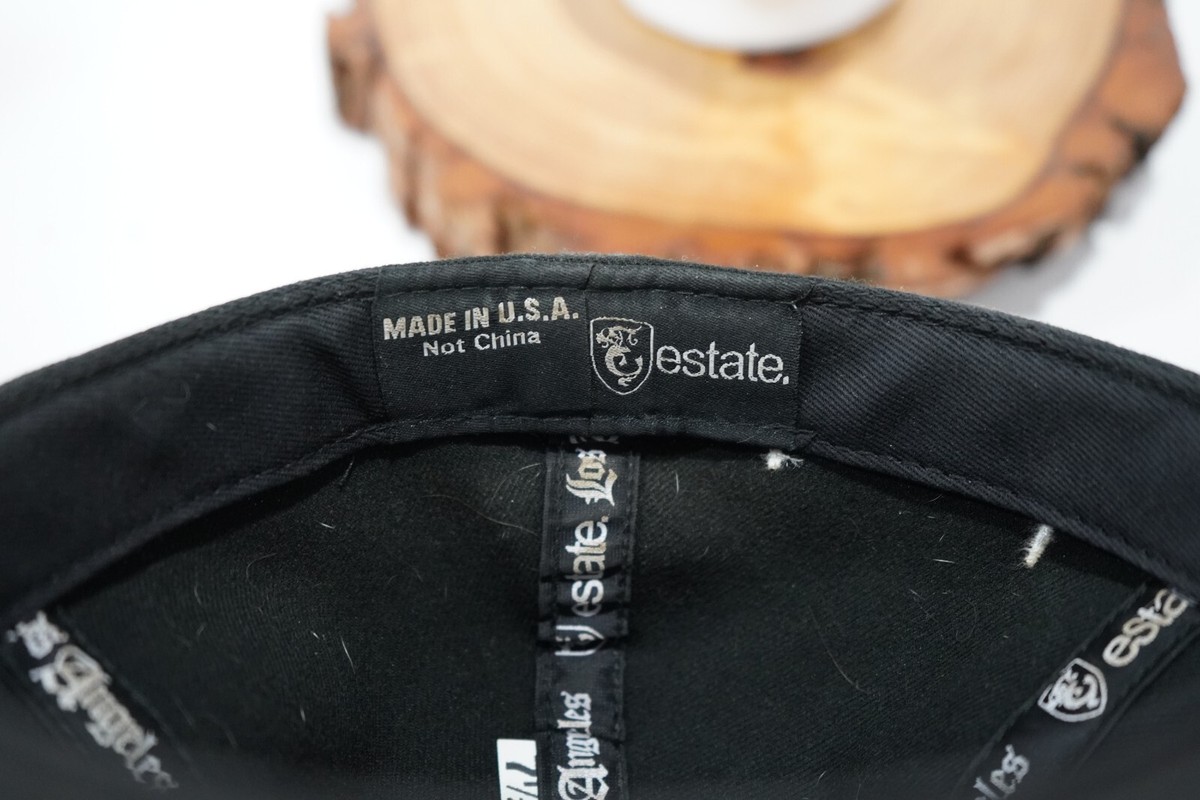 Vintage Diamond Supply Co Hat by Estate LA USA Made 7 1/2 Black 2007 RARE OG View 3
