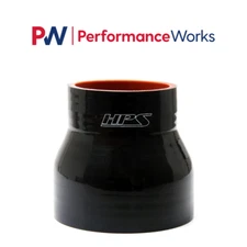 HPS 1-1/2" - 1-7/8" ID 3" Length Silicone Straight Reducer Coupler Hose 4-ply