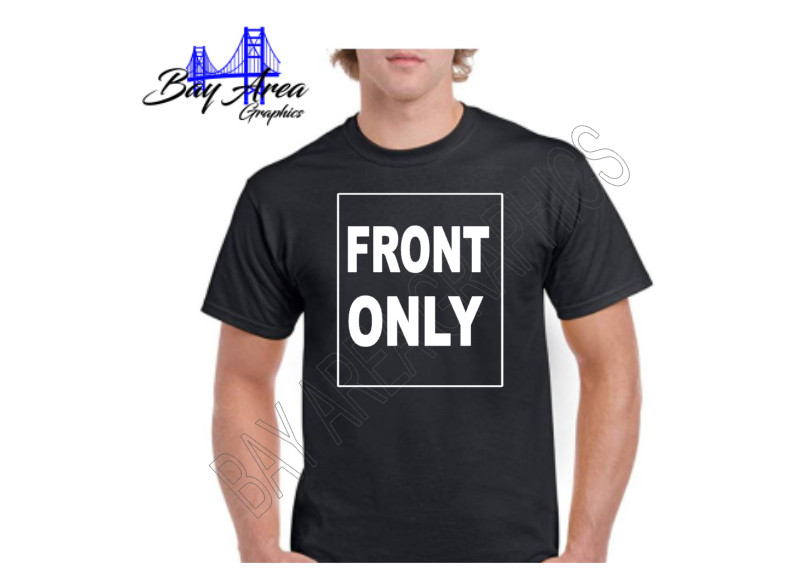 100 PACK PERSOALIZED T-SHIRT  TEXT LOGO DESIGN *FRONT ONLY* UNISEX 100percent COTTON image 3