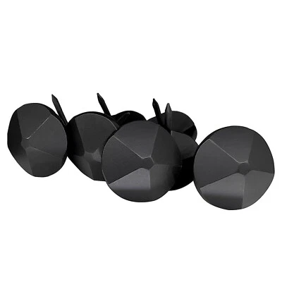 Sidco Supply 50 Pack - 1.25 Inch Iron Clavos - Decorative Nails - Black