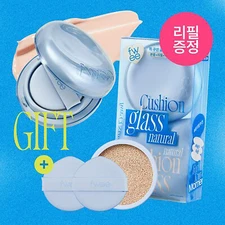FWEE Cushion Glass Natural 13g + Refill 13g + puff  5colors K-Beauty