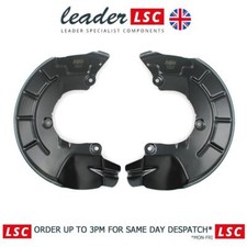 2x Front Brake Disc Back Plates Dust Shields Audi A2 2000 to 2005 NEW 6R0615311A