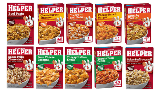 Hamburger Helper-Quick & Easy Dinner Variety Pack | Shelf Stable-One Pot Meals