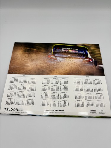 2025 Subaru Motorsports 13 Month Wall Calendar Great Photos Brand New VB WRX - Picture 16 of 16