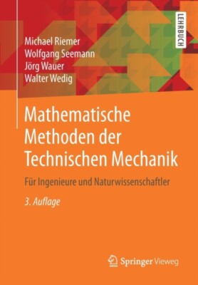 Riemer - Mathematische Methoden der Technischen Mechanik Fr Ingenie - N555z