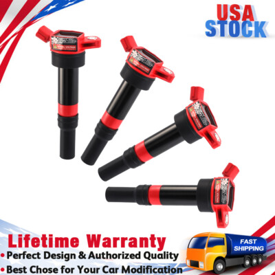 4PCS High Performance Ignition Coil UF651 C1804 for 11-16 Hyundai Elantra 1.8L