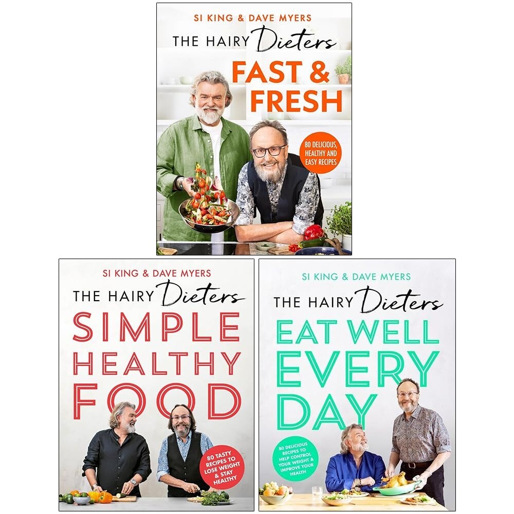 The Hairy Dieters Collection 3 Books Set By Hairy Bikers Fast & Fresh,Simple Hea