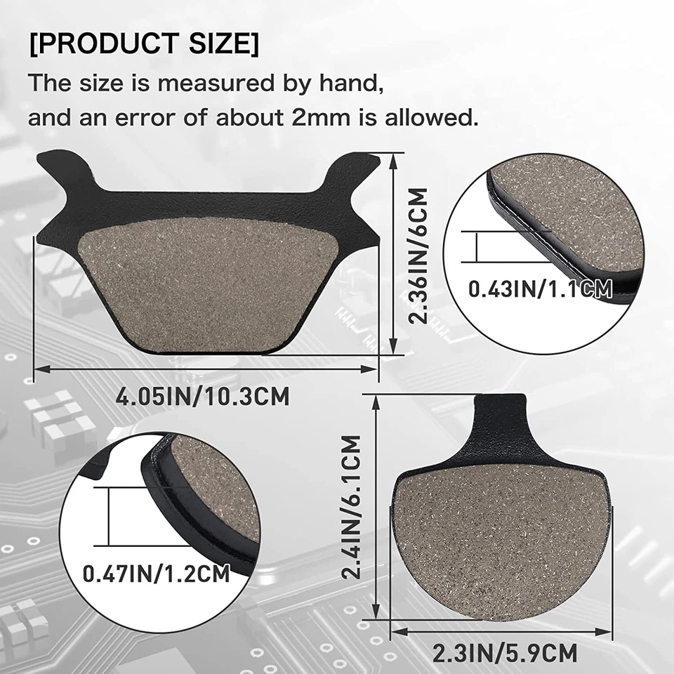 Brake Pads for Harley Davidson Fat Boy Flstf Heritage Springer/Softail Dyna Foto 4 de 4