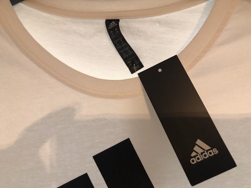 ADIDAS CLASSIC LOGO TEE SHIRT WHITE WOMENS 2XL LONG SLEEVE NEW W/ TAGS - Picture 2 of 3