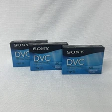 Sony Mini DVC Digital Video Cassettes Sealed Set Of 3