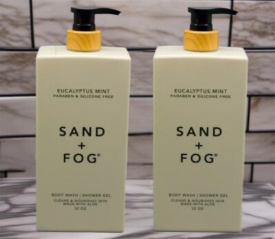 Los Aus 2 Sand + Fog Eucalyptus Mint Duschgel/Duschgel 946ml Neu