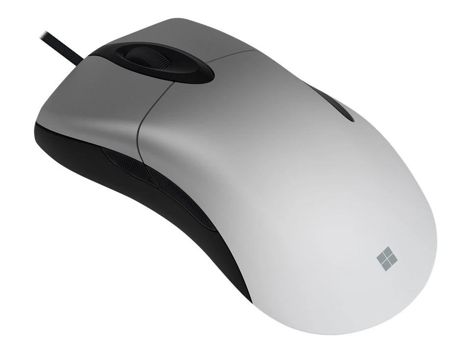 Microsoft ProIntelli Wired Right Handed 16000 DPI Mouse Shadow White - NGX-00004 - Image 2 of 4