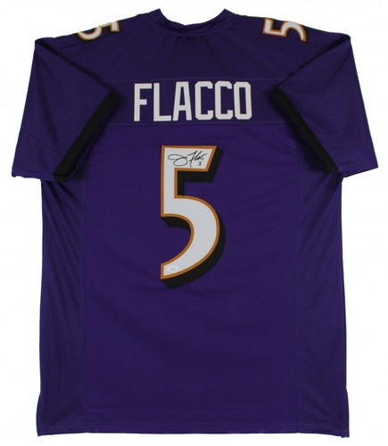 Joe Flacco Signed Baltimore Ravens Jersey (JSA COA) Super Bowl XLVII Champion QB - Picture 1 of 5