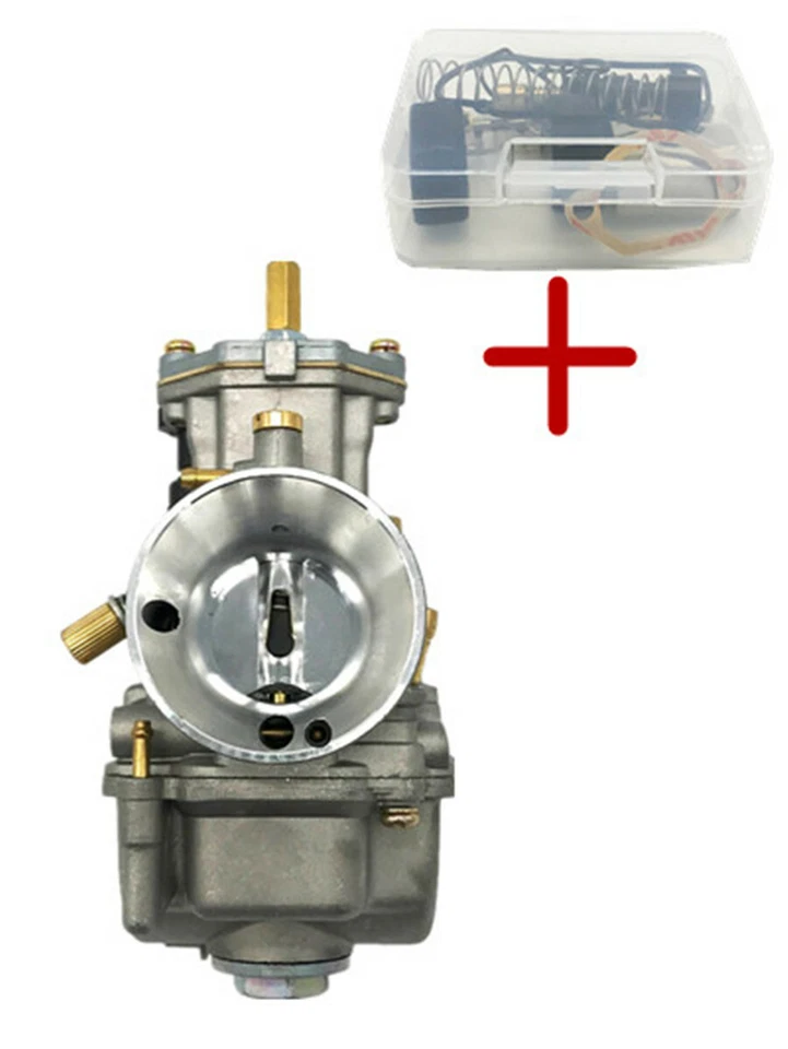 Carburador deslizante plano 28 mm + herramienta de reparación para ATV 80cc-350cc motocicleta scooter, Foto 3 de 4