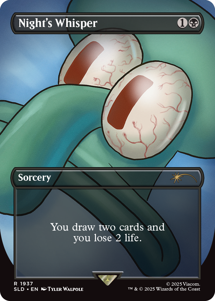 MTG Secret Lair x SpongeBob SquarePants Internet Sensation Non