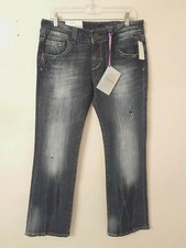 NWT VIGOSS JEANS Blue Cotton Blend Slim Boot Mid-Rise Jeans Size 11 Juniors