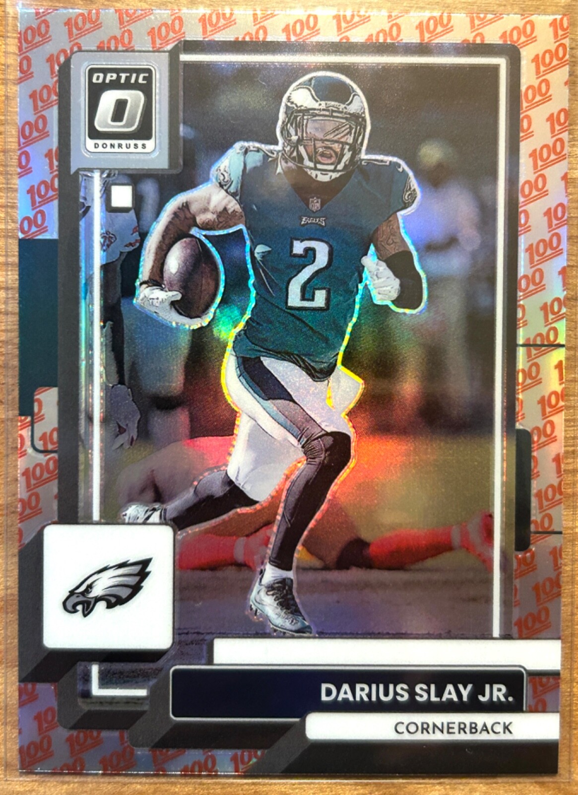 2022 Donruss Optic - Darius Slay Jr - 100 One Hundred Emoji Prizm SSP 💯