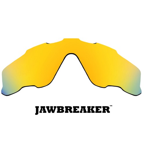 LenSwitch Replacement Lenses for Oakley Jawbreaker Sunglasses Gold