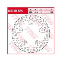 Trw Bremsscheibe (FüR: Yamaha Ybr 125 (Einspritzer) RE054 14-16 Vorne )