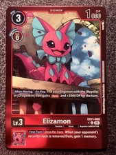 Digimon Card Game Elizamon EX11-008 Common Limited Foil NM