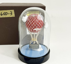 [eBay Live]1650-03 LV Murakami Snow Dome Hot Air Balloon Glass Display Obj $599