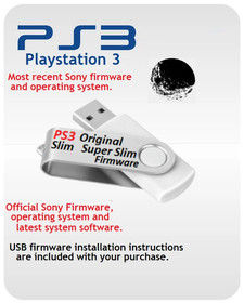 1TB PS3 internal Hard Drive USB Firmware Installation Drive for all models