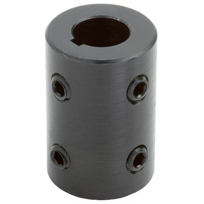 Clamp Hub Coupling Mechanical Power Transmission Black Steel