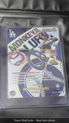 2025 ONE PIECE PROMOS DODGERS X ONE PIECE NIGHT  010 MONKEY D LUFFY G2U