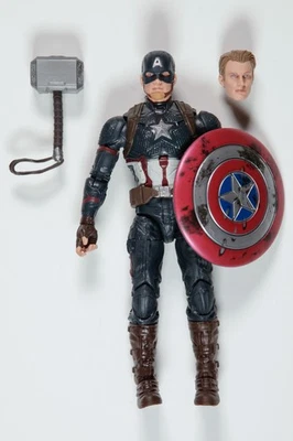 Marvel Legends Captain America & Mjolnir (Endgame) Actionfigur 15 cm - Bild 1 von 2