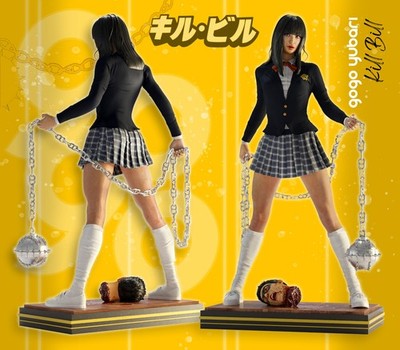 Gogo Yubari, Kill Bill, sexy Pin Up, Figur, 3D Druck, Statue, UNBEMALT