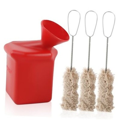 Ultra-Durable Angled Tire Lube Bucket Kit with 3 Lube Swabs for Coats Center 
