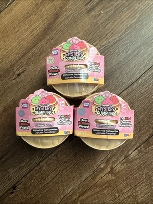 *LOT OF 3* RMS Mystery Dumpling - Cupcake Edition Mini Bun - Crazy Fun *SEALED