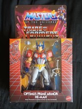 Masters of the Universe Origins x Transformers Optimus Prime Armor He-Man Action