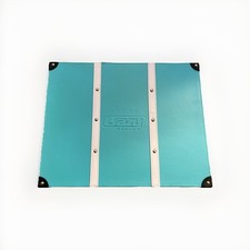 Suede Evoke Crazy Skates, Teal, Quad, US Women  s Size 8.5- Men  s 7.5 w/Case 