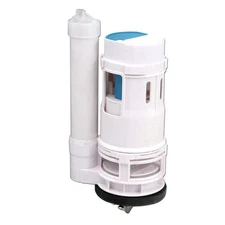 T Tulead Toilet Push Flush Valve Dual 185mm/7.28" Push Button Fill Valve, for...